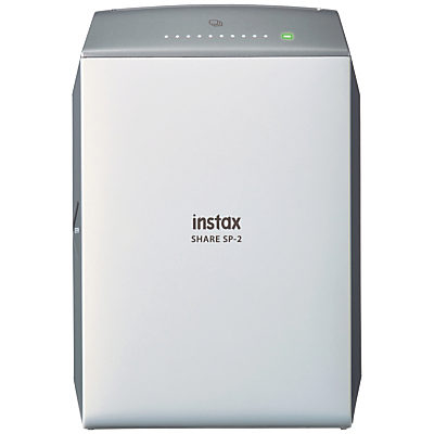Fujifilm Instax Share SP-2 Mobile Photo Printer with 10 Shots, Silver